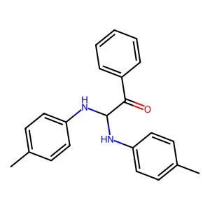 ACETOPHENONE, 2,2-DI-p-TOLUIDINO- structure
