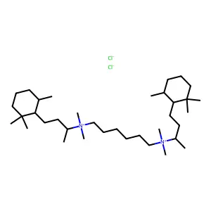 Triclobisonium chloride structure