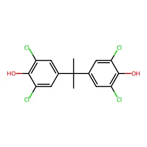 Tetrachlorobisphenol A structure