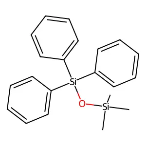 1,1,1-Trimethyl-3,3,3-triphenyldisiloxane structure