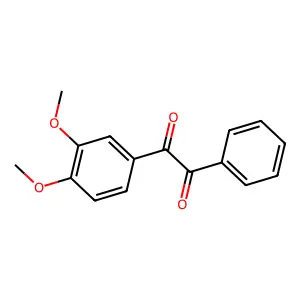 1-(3,4-Dimethoxyphenyl)-2-phenyl-1,2-ethanedione structure