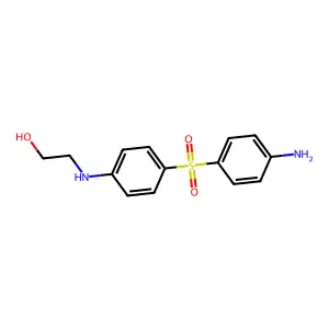2-(4-Sulfanilylanilino)ethanol structure