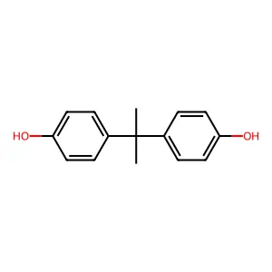 Bisphenol A structure