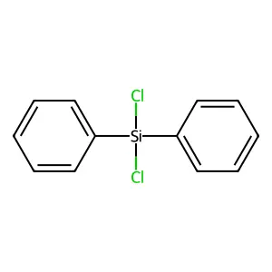 DICHLORODIPHENYLSILANE structure