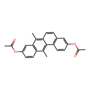 (9-acetyloxy-7,12-dimethylbenzo[a]anthracen-3-yl) acetate structure