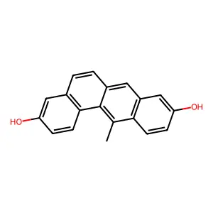 12-methylbenzo[a]anthracene-3,9-diol structure