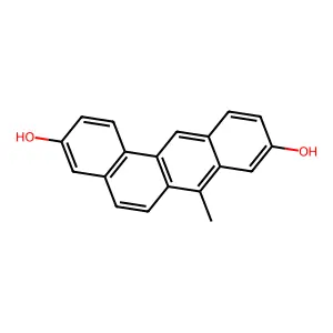 7-methylbenzo[a]anthracene-3,9-diol structure