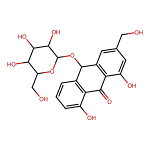 Casanthranol structure