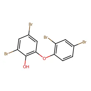 Compound C12H6Br4O2 structure
