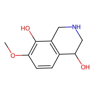 1,2,3,4-Tetrahydro-7-methoxy-4,8-isoquinolinediol structure