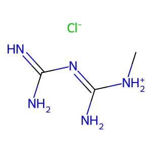 (N'-carbamimidoylcarbamimidoyl)-methylazaniumchloride structure