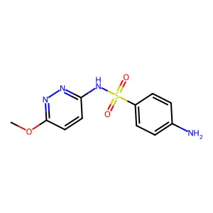 sulfamethoxypyridazine structure