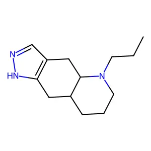 (4aR,8aR)-5-propyl-1,4,4a,6,7,8,8a,9-octahydropyrazolo[5,4-g]quinoline structure