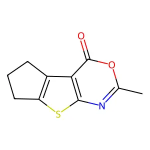 10-methyl-11-oxa-7-thia-9-azatricyclo[6.4.0.02,6]dodeca-1(8),2(6),9-trien-12-one structure
