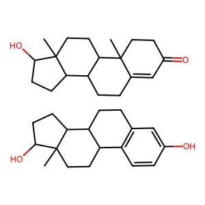 (8R,9S,10R,13S,14S,17S)-17-hydroxy-10,13-dimethyl-1,2,6,7,8,9,11,12,14,15,16,17-dodecahydrocyclopenta[a]phenanthren-3-one(8R,9S,13S,14S,17S)-13-methyl-6,7,8,9,11,12,14,15,16,17-decahydrocyclopenta[a]p structure