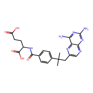 10,10-Dimethyl-10-deazaaminopterin structure