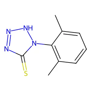 1-(2,6-dimethylphenyl)-2H-tetrazole-5-thione structure