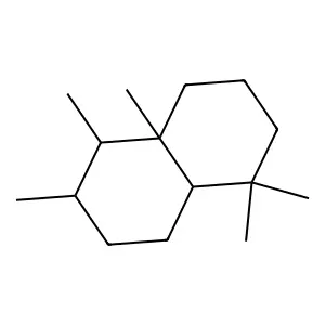 1,1,4a,5,6-Pentamethyldecahydronaphthalene structure