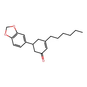 PIPERONYL CYCLONENE structure