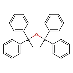 methyl-[methyl(diphenyl)silyl]oxy-diphenylsilane structure