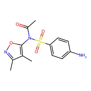 Sulfisoxazole acetyl structure