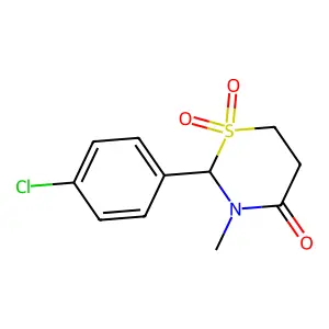 chlormezanone structure