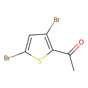 1-(3,5-dibromothiophen-2-yl)ethanone structure