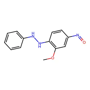 1-(2-methoxy-4-nitrosophenyl)-2-phenylhydrazine structure