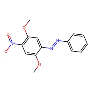 (2,5-dimethoxy-4-nitrophenyl)-phenyldiazene structure