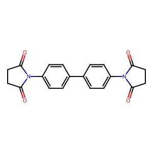 1,1'-biphenyl-4,4'-diyldipyrrolidine-2,5-dione structure