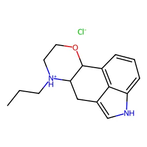 (+-)-trans-6-n-Propyl-9-oxaergoline hydrochloride structure