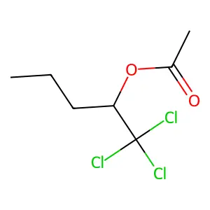 1,1,1-trichloropentan-2-yl acetate structure