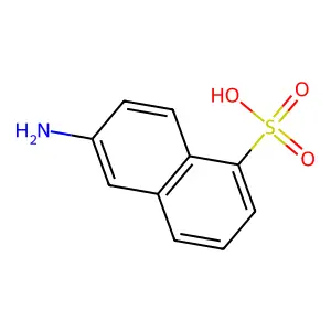 6-aminonaphthalene-1-sulfonic acid structure
