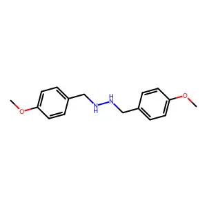 1,2-Bis(4-methoxybenzyl)hydrazine structure