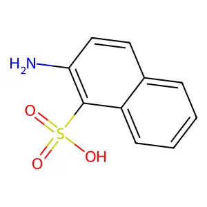 2-aminonaphthalene-1-sulfonic acid structure
