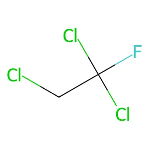 1,1,2-Trichloro-1-fluoroethane structure