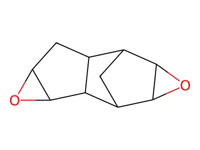 Dicyclopentadiene diepoxide structure