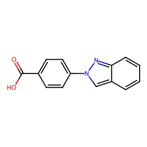 4-indazol-2-ylbenzoic acid structure