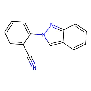 o-(2H-Indazol-2-yl)benzonitrile structure