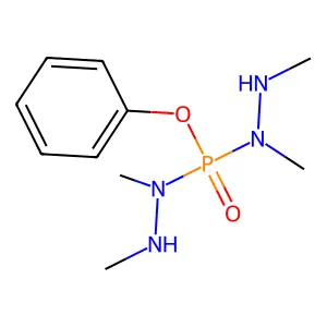 1,2-dimethyl-1-[[methyl(methylamino)amino]-phenoxyphosphoryl]hydrazine structure