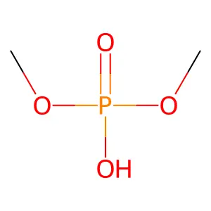 Dimethyl hydrogen phosphate structure