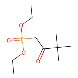 Diethyl (3,3-dimethyl-2-oxobutyl)phosphonate structure