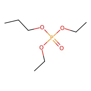 Diethyl propyl phosphate structure