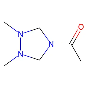 1-(1,2-dimethyl-1,2,4-triazolidin-4-yl)ethanone structure