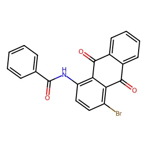 N-(4-bromo-9,10-dioxoanthracen-1-yl)benzamide structure