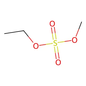 Ethyl methyl sulfate structure