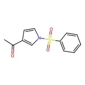 1-[1-(benzenesulfonyl)pyrrol-3-yl]ethanone structure