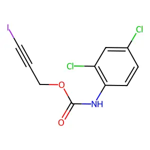 3-Iodo-2-propynyl 2,4-dichlorophenylcarbamate structure