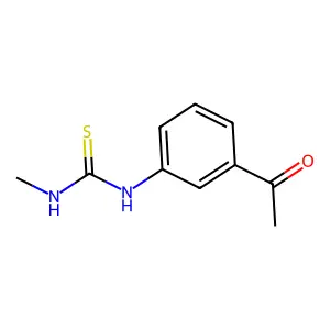 1-(3-acetylphenyl)-3-methylthiourea structure