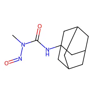 Urea, 1-(1-adamantyl)-3-methyl-3-nitroso- structure